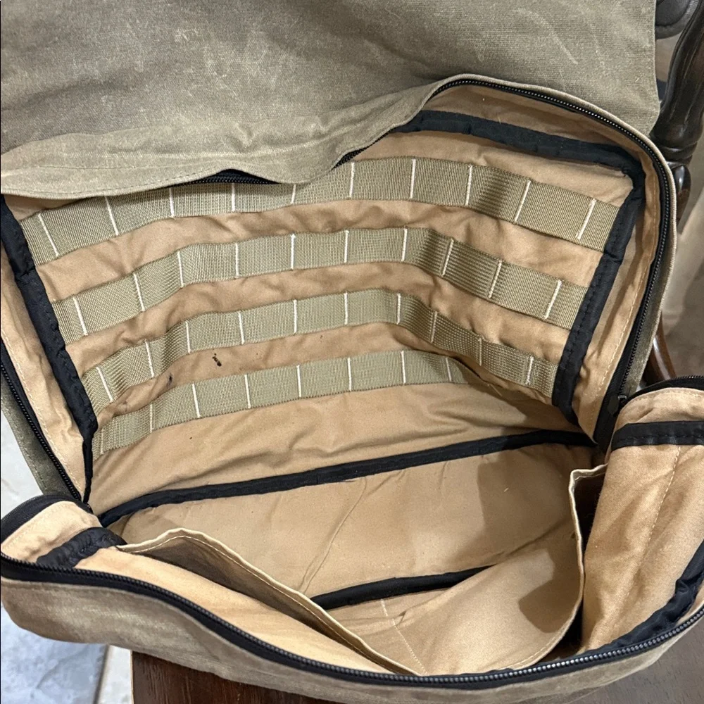 Nutsac Tac Sac 15 wax canvas and leather - Picture 6 of 10